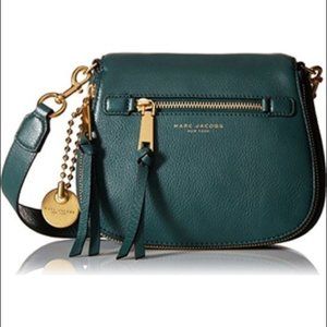 NWOT Marc Jacobs Recruit Nomad Pebbled Bag Green